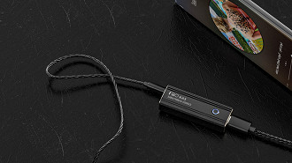 Melhors DAC/amps USB ultra portátil (sem bateria) até R$ 300. Na foto FiiO KA3. Fonte: FiiO