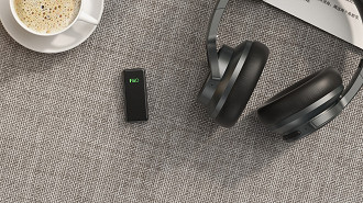 Melhores DAC/amps USB ultra portáteis com Bluetooth (com bateria) até R$ 300. Na foto FiiO BTR3K. Fonte: FiiO