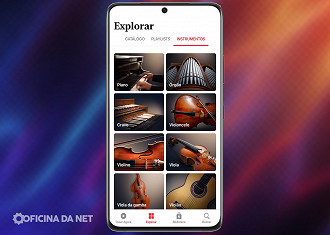 Passo 02 - Utilizando os filtros do Apple Music Classical no Android. Fonte: Vitor Valeri