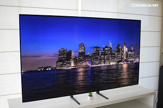 Já montamos e iniciamos os testes da Samsung QD-OLED S90C. Fonte: Oficina da Net