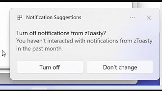 Função de desativar notificações de um aplicativo específico no Windows 11. Fonte: WindowsLatest