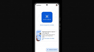 Google anuncia para seu app Carteira um novo recurso de pagamento via leitura de QR Code para celulares sem NFC. Fonte: Google
