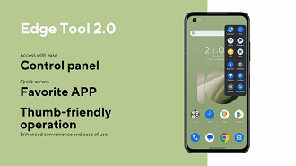 Controle de opções com o Edge Tool 2.0 do Zenfone 10