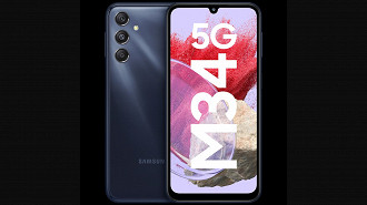 Novo smartphone Samsung Galaxy M34. Fonte: Samsung