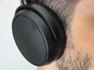 Conforto do headphone Bluetooth Sennheiser Momentum 4 Wireless. Fonte: Vitor Valeri