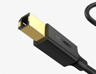 O USB-B é mais utilizado em scanners e impressoras
