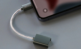 Cabo OTG Lightning para USB-A ddHiFi MFi06F. Fonte: addictedtoaudio