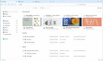 Captura de tela do Explorador de Arquivos funcionando no Windows 11. Fonte: Microsoft