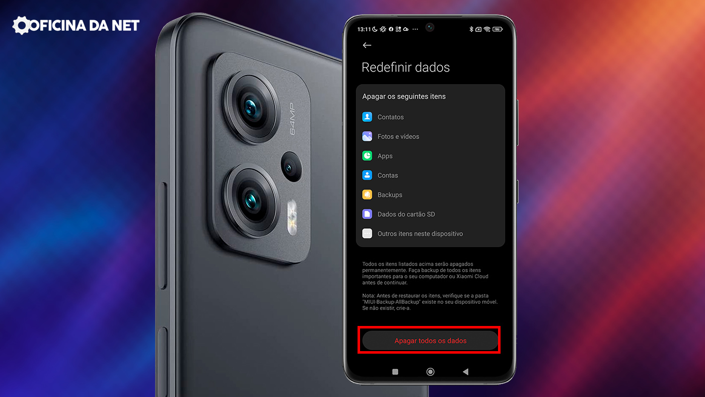 Como resetar um celular Xiaomi [MIUI]