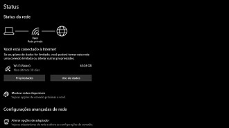 Passo 02 - Confira se sua internet está com problemas de conexão (via Wi-Fi ou cabo). Fonte: Vitor Valeri