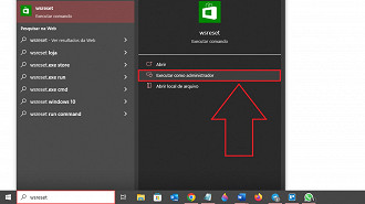 Passo 02 - Limpe o cacha da Microsoft Store. Fonte: Vitor Valeri