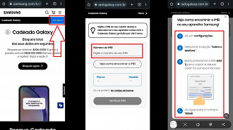 Como ativar o Cadeado Galaxy em seu smartphone Samsung Galaxy. Fonte: Vitor Valeri