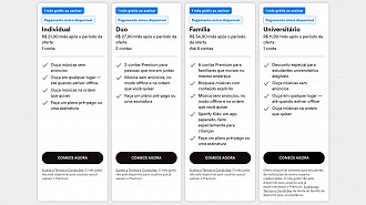 Premium do Spotify custará mais caro a partir de agosto; Os novos valores