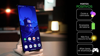 Pontos positivos das telas AMOLED