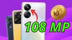 3 celulares baratos com câmeras de 108 MP 3 celulares baratos com câmeras de 108 MP