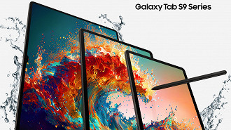 Os tablets da linha Galaxy Tab S9 contam com resistência a água