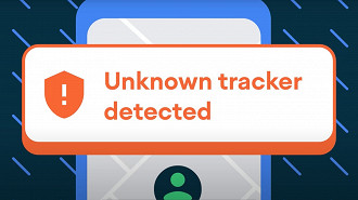 Alerta de rastreador Bluetooth desconhecido em um celular Android. Fonte: Google