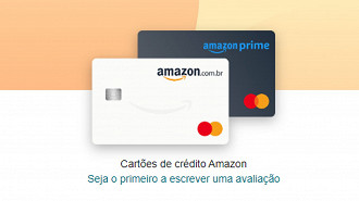 Cartões de crédito da Amazon Brasil. Fonte: Amazon