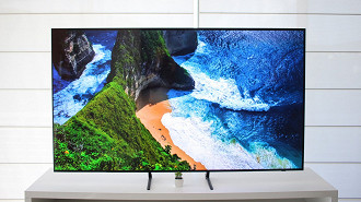 TV Samsung S90C não tem todos os tamanhos com painel QD-OLED. Fonte: Oficina da Net
