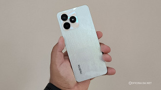 O design do realme C53 é bem bonito