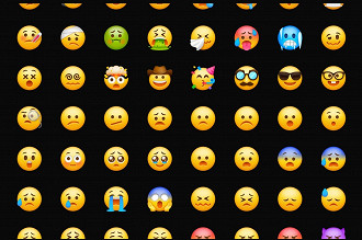 Emojis com um design diferenciado também fazem parte do pacote de recursos da One UI 6 (Fonte: SamMobile)