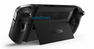 Imagem renderizada do Lenovo Legion Go. Gonte: WindowsReport
