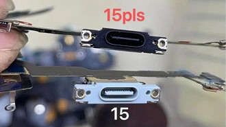 Conector USB-C do iPhone 15 pode ter suporte ao padrão Thunderbolt. Fonte: chargerlab