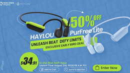 Haylou PurFree Lite é lançado com preço especial de lançamento Haylou PurFree Lite é lançado com preço especial de lançamento