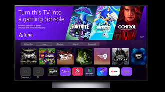 LG anuncia o lançamento do aplicativo Amazon Luna em suas smart TVs. Fonte: LG Electronics USA