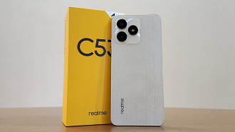 Realme C53 (Imagem: Adalton Bonaventura/Oficina da Net)