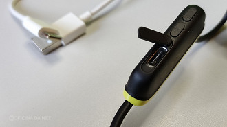 O Haylou PurFree Lite aceita carregador USB-C