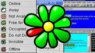 ICQ foi um dos primeiros serviços de mensagens a se popularizar no Brasil