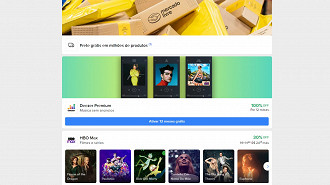 Captura de tela da página de benefícios do Meli+ (antigo nível 6) do Mercado Livre mostrando o desconto para assinar o HBO Max. Fonte: Vitor Valeri