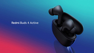 Xiaomi lança seus novos fones de ouvido Redmi Buds 4 Active no Brasil. Fonte: Xiaomi Brasil