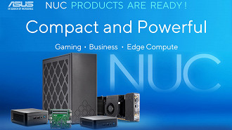 Linha de PCs NUC da Intel é comprada pela Asus. Fonte: Asus North America
