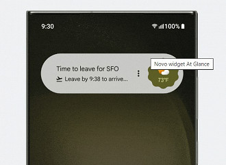 Novo widget At Glance