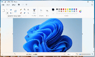 Demonstração do recurso de remoção de fundo de imagem no Microsoft Paint. Fonte: BleepingComputer