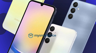 O Galaxy A25 5G terá o tradicional Infinity-U usado desde 2019 nos Galaxy (Foto: MySmartPrice/Reprodução)