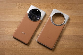 OPPO Find X6 Pro é bem poderoso e traz uma traseira em couro vegano bem imponente (Foto: Phone Arena)