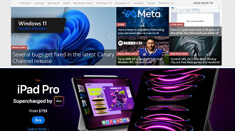 Nova opção de layout para recurso de dividir a tela chega ao Microsoft Edge. Fonte: NeoWin