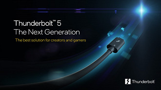 Intel anuncia especificações do Thunderbolt 5. Fonte: Intel