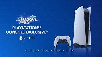 Por tempo limitado, o PlayStation 5 será o único console a ter Honkai: Star Rail. Fonte: HoYoverse