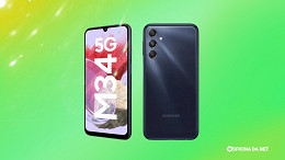 Galaxy M34 5G é lançado no Brasil com bateria de tablet; veja o preço Galaxy M34 5G é lançado no Brasil com bateria de tablet; veja o preço