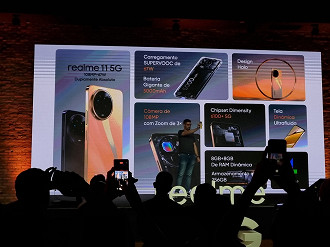 Esses são os principais destaques do Realme 11 5G apresentados pela empresa