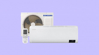 Samsung AR09CVFAAWKNAZ Split Inverter 9000 BTUs Frio