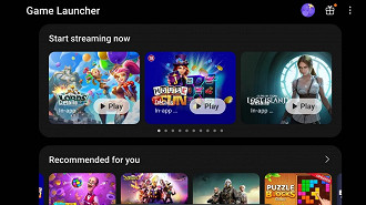 Game Launcher, Aplicativos e Serviços