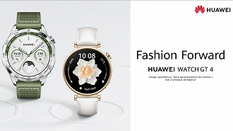 Smartwatch Huawei Watch GT 4 e suas diferentes versões. Fonte: Huawei