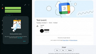 Compartilhamento de links de eventos chega ao Google Agenda.