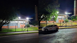 S23 vs S23 Ultra; Foto noturna