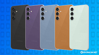 O Galaxy S23 FE 5G possui maior opções de cores para agradar os usuários discretos e os que chamam atenção